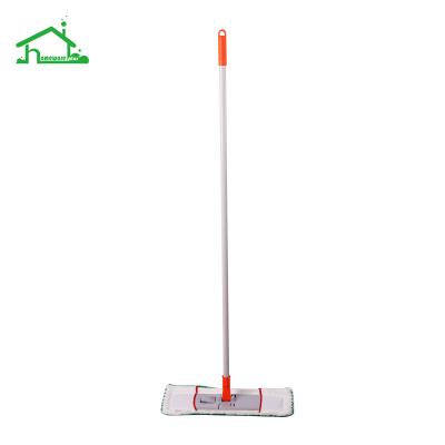 China Durable Chenille Broom Floor Cleaning Mop With Iron Handle Flat Household Broom for sale