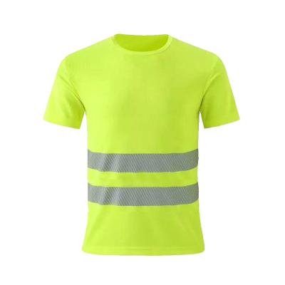 China Viable Custom Quick Dry Construction Outdoor Works Logo Drying 1uick Safety Reflective T-Shirt for sale