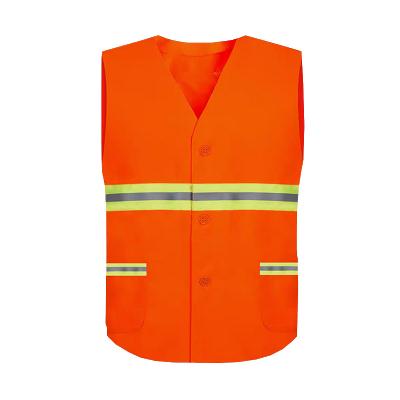 China High Visibility Vest Jacket Reflective Tape Mesh Fabric Construction Security Safety Invest Reflective Clothing for sale