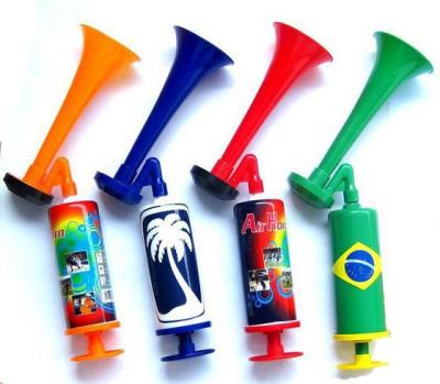 China Loud Noise Maker Fans Plastic Horn Air Horn, Party Sports Horn Stuff Aerosol Cheering Sports Horn Fan Cheering Plastic Fans To Trumpet For Soccer for sale