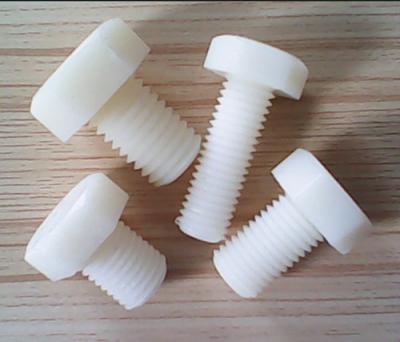 China 66 Plastic Hex Screw Nylon Hex Bolts (M8 M10 M12 M14 M16 M18 M20) for sale