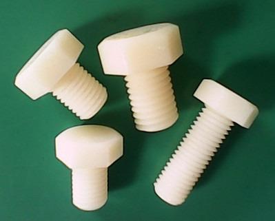 China 66 Plastic Hex Bolt Nylon Hex Screws (M8 M10 M12 M14 M16 M18 M20) for sale