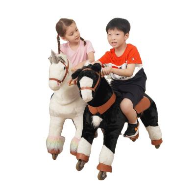 China Ride On Toy Ponyfunny Pony Ride On Stuffed Horse Mechanical Toys New Style Scooter Baby Walker Ride On Toy Horse for sale