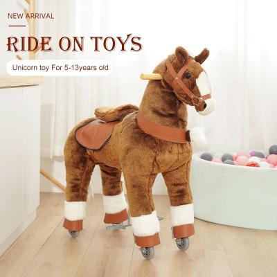 China Ride On Toy Ponyfunny Ride On Toy Pony Horse My Life Horse Kids Walking Bike Scooter Riding Horse Unicorn for sale