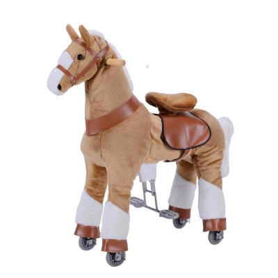 China Ride On Toy PonyFunny Animals Riding Horse Riding Toy Mechanical Walking Pony On Horse Cycle Toy for sale