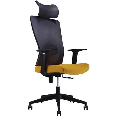 China High Quality Mesh Fabric Swivel Computer Desk Chair Back Ergonomic Luxury Executive Commercial Office Chairs With Headrest for sale