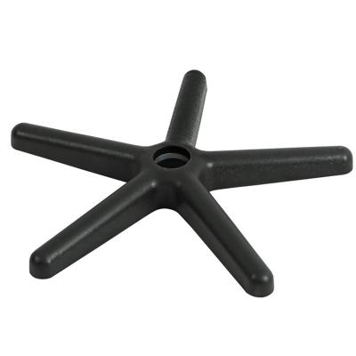 China Modern Nylon Chair Base Chair Accessories Plated Black Five Star Base Office Nylon Chair Base for sale