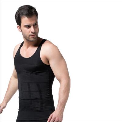 China Factory Supply Breathable Men's Shaper Belly Corset Waistcoat Breathable Men's Sweat Shaper Vest Sweat Shaper Vest for sale