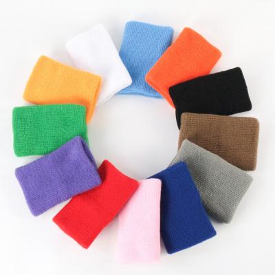 China Universal Universal Cotton Customize Sports Terry Towel Sweatband Wrist Bracer Band for sale