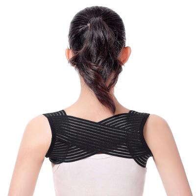 China High Quality Breathable Comfortable Adjustable Neoprene Sports Back Posture Corrector Brace Upper Support for sale