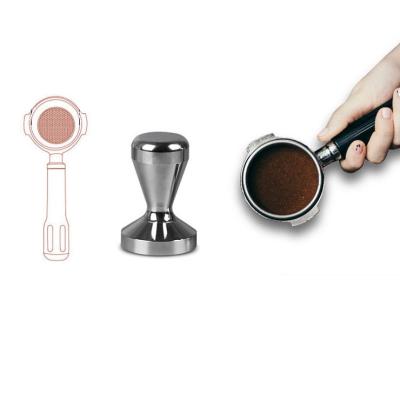 China Food Grade Safe 51mm Premium Stainless Steel Smoothing Flat Base Espresso Powder Coffee Tamper for sale