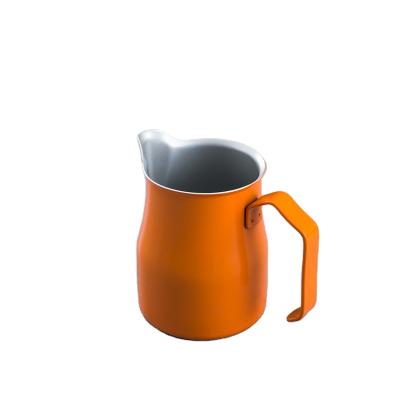 China 5 color stainless steel viable wholesale milk jug with design milk jug milk jug 350/550/750ml for sale