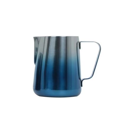 China Amazon viable top selling stainless steel milk jug with design milk jug 350/600ml milk jug for sale