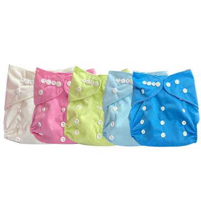 China Printed One Size Baby Cloth Diaper Set 5 Pack Diaper Washable Baby Cloth Diaper With 4 Layer Microfiber Inserts for sale