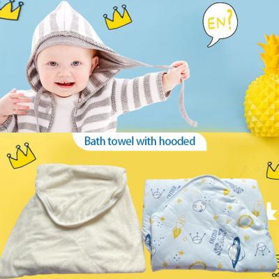 China Best Choice Best Quality Super Absorbent Baby Bath Towel Bamboo Hooded Beach Safe For Cotton Kids for sale