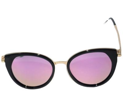 China Fashion Sunglasses Wholesale Custom Own Rrand OEM Mirror Women Cat Eye Sunglasses Retro Large for sale