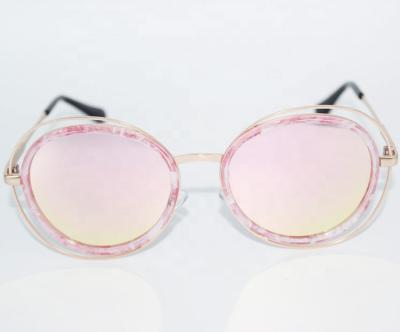 China 2022 Fashion Sunglasses New Design UV400 Sunglasses CE Round Shape Italy High Quality Sunglasses for sale