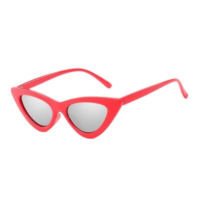 China Fashion Sunglasses China Manufactures Women Plastic Sun Shield Triangle Sunglasses Vintage for sale