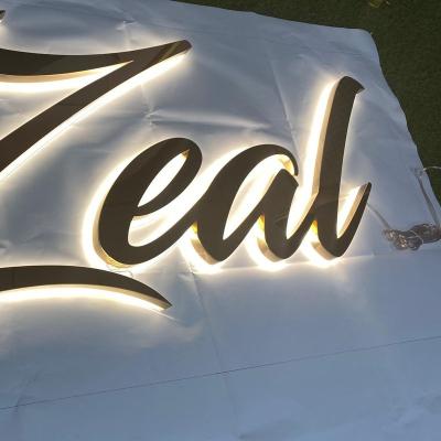 China Wedding Custom Outdoor and Indoor Acrylic Led Logo Backlit Letter Sign 3D Illuminated Signboard for sale