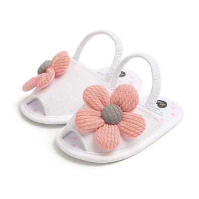 China Other Sheer Summer Baby Shoes Girl Flats Infant Soft Sole Anti-Slip Sandals Baby Hutch Shoes First Walker Hot Sale Newborn for sale