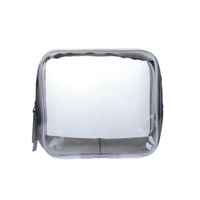 China Eco-Friendly Women Transparent Cosmetic Zipper PVC Clear Makeup Beauty Case Travel Make Up Organizer Storage Bath Toiletry Wash Bag for sale