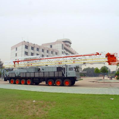 China energy & Intelligent Mining RG Petro Intelligentized automation truck mounted workover rig used in oil&gas field XJ150 for sale