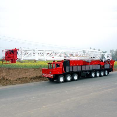 China energy & Smart Mining RG Petro Intelligentized Truck-Mounted Automation Drilling Rig And Workover Rig XJ150 for sale