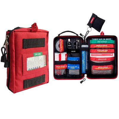 China For Professional Car First Aid Kit, Trauma Kit with Labeled Compartments Molle System for Car, Hiking, Backpacking, Camping, Traveling, for sale