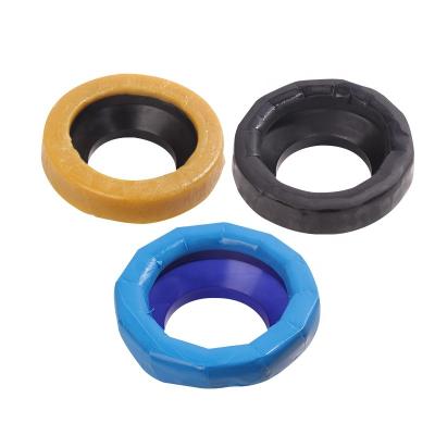 China Modern Toilet Bowl Wax Ring No Socket More Wax 3 or 4 Inch Toilet Flange Gasket Wax Waste Pipe for sale