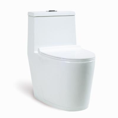 China Hot Selling Bathroom Ware Automatic Operation Sanitary Siphonic One Piece Toilet WC Ceramic Chinese Toilet for sale