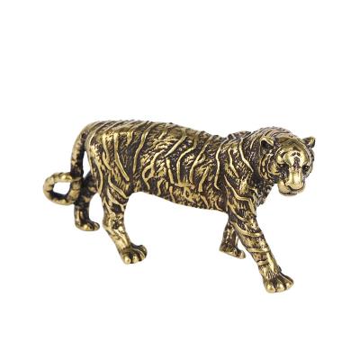 China CA 732 Low Price Africa Mini Tiger Wholesale Custom Brass Office Decoration Key Chain for sale