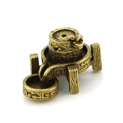 China China New Pure Copper CA 624 Mouse Push Stone Ornaments Creative Censer New for sale