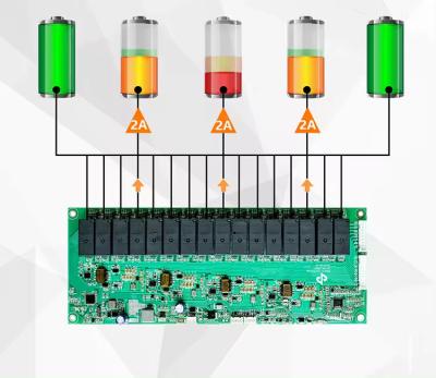 China Solar Energy Storage Systems Seplos 2A 16S LiFePo4 Battery Pack Active Equalizer Balancer Lithium Li-Ion Battery Energy BMS Balance for sale