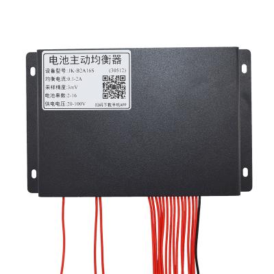 China FR-4 JIKONG B2A16S Smart Active Balancer 12V 24V 36V 48V Battery LTO Lithium Lifepo4 Li-ion 2S-16S Equilibrium current 2A BT/app for sale