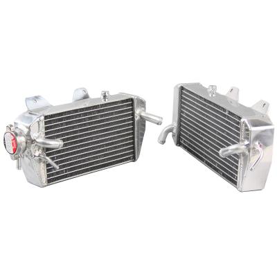 China 30% higher cooling performance than OE Motorcycle Model Aluminum Radiator for Kawasaki KLX450R 2008 for sale