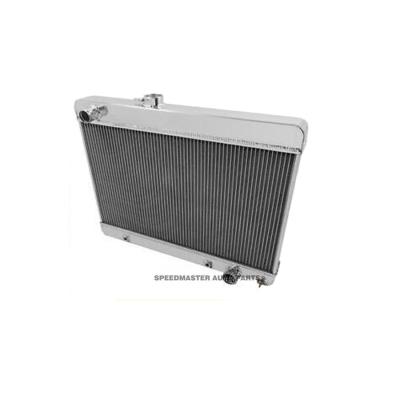 China Full Aluminum All Aluminum Wrapping Radiator For PONTIAC GTO/LEMANS/TEMPEST V8 3-ROW/CORE FULL ALUMINUM RADIATOR+CAP for sale