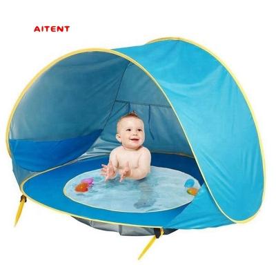 China Sports Toy Cartoon Printing Pop Up Beach Tent For Kids Tent for sale