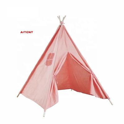 China Sports Play Teepee For Adults Tent Multi Color Pure Pompom For Indoor Outdoor Tent Small Kids Play Toy Tent for sale