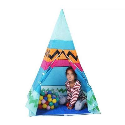 China Portable Foldable Soft Play Toy Tents For Children Indoor Toy Pop Up Teepee Tent House Halloween Game Play Tent for sale