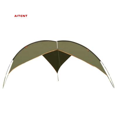 China Large Space Factory Nail Snow Field Outdoor Multi Person Camper Direct Outdoor Multi Person Camper Sun Canopy Mountain Car Caravan Tent Outdoor Camping Tent for sale