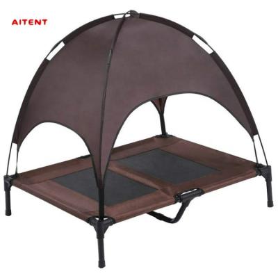 China Portable Animal Breathable Outdoor Sunshade Scratch Resistant Travel Folding Tentsvdouble Layer Game Tent For Sale for sale