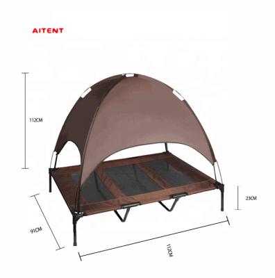 China Portable Animal Breathable Outdoor Sunshade Scratch Resistant Travel Folding Tentsvdouble Layer Game Tent For Sale for sale