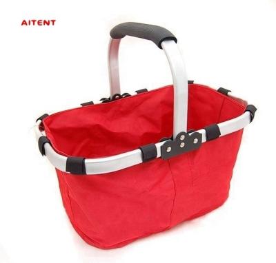 China Minimalist Handheld Collapsible Collapsible Folding Shopping Basket Portable Basket for sale