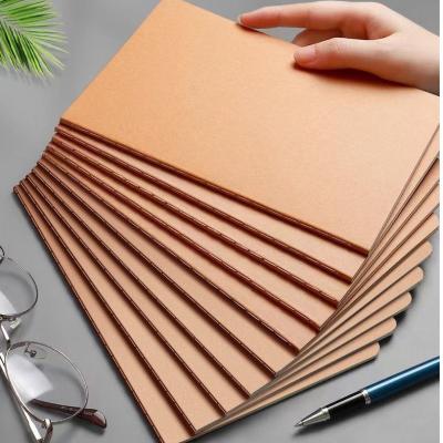 China Brown Cover Sketchbook Memo Diary Subject Journal Planner for Students and Travelers for sale