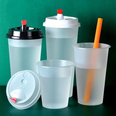 China 500/750/1000ml Disposable Cold Drinking Cups Environmentally Friendly and Customizable for sale