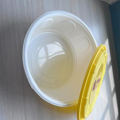 China Disposable Plastic Round Microwave Food Container Take Away Food Boxes and Cup with Lid for sale