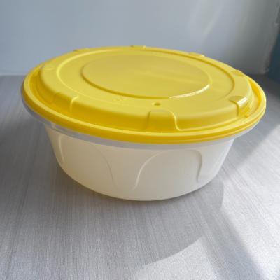 China 25*20*9 cm Disposable Hot Soup Bowl with Flexographic Printing Food Packing Container for sale