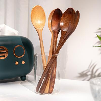 China 23.5 Biodegradable Wooden Spoon for Soup/Jam/Ice Cream Eco-Friendly and Return Refunds for sale