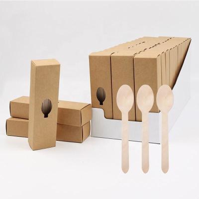 China Disposable Biodegradable Wooden Spoon Blanks for Customized Eco Friendly Cutlery for sale