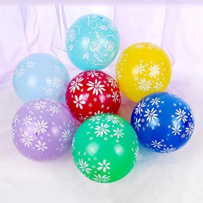 China 10/12 Zoll dickere Farben Polychromatischer Latex Rundballon für Party Dekoration zu verkaufen